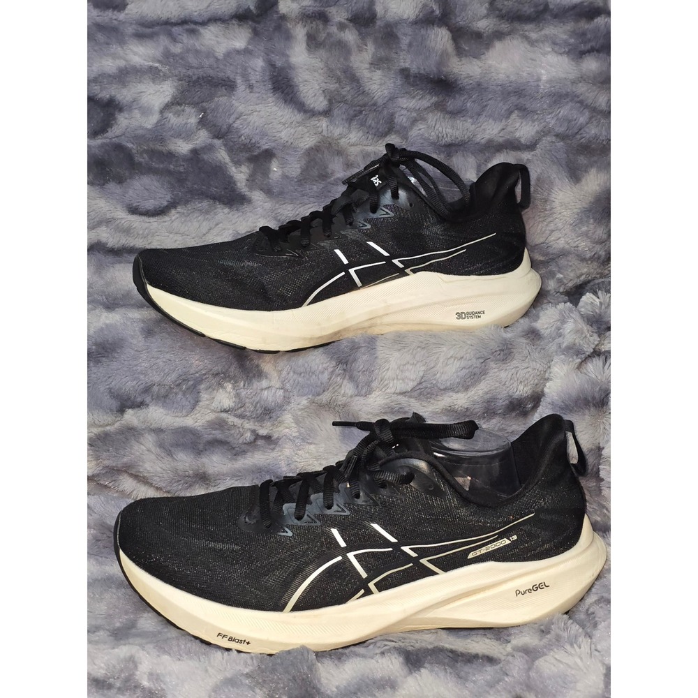 Asics GT-2000 13 Mens Running Shoes Black‎ Cream Size 13 1011B861